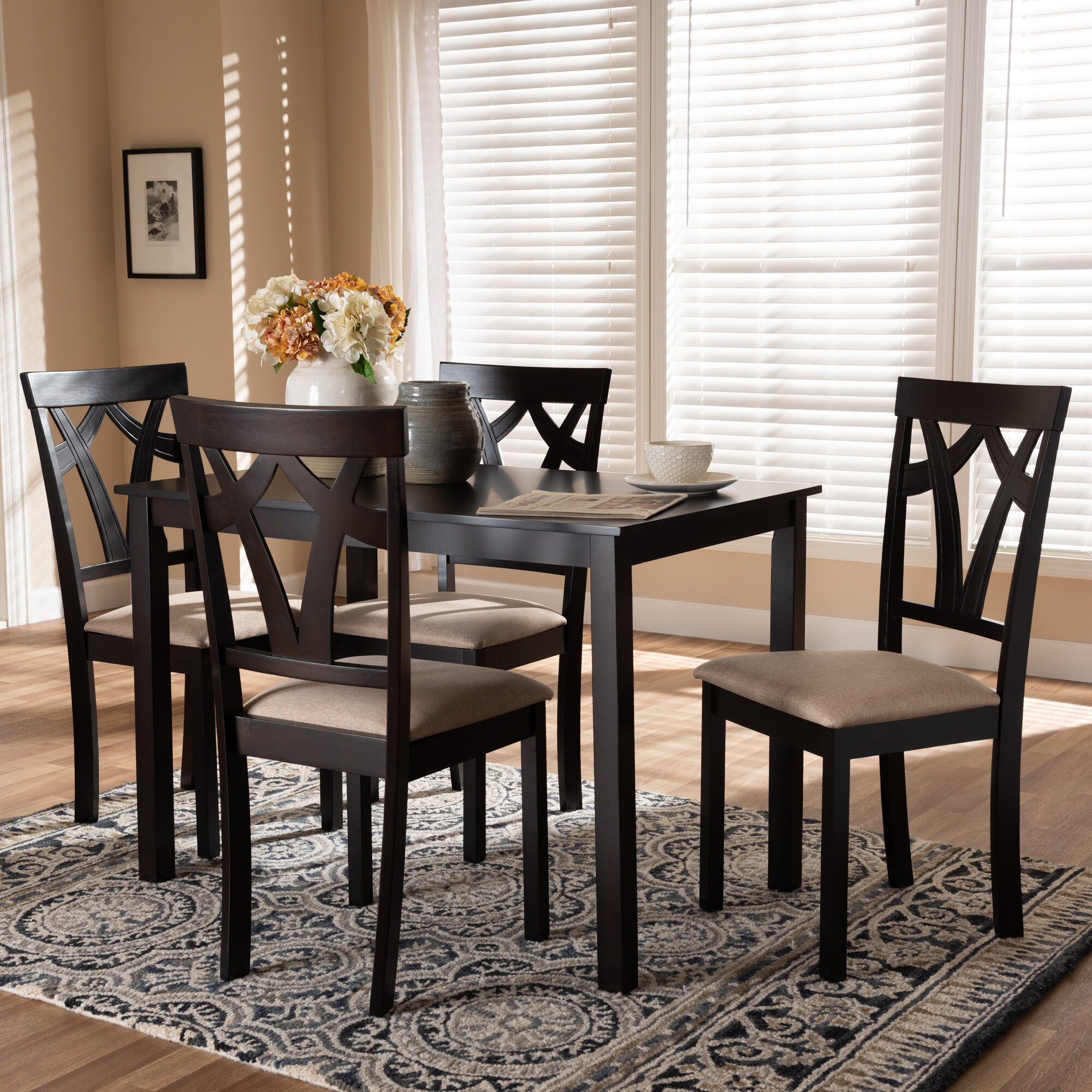 Winston Porter Wrentham 5 - Piece Dining Set & Reviews | Wayfair