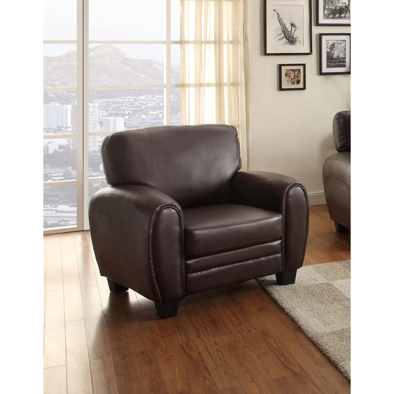 Fauteuil pivotant au design d'inspiration rétro et au confort du similicuir