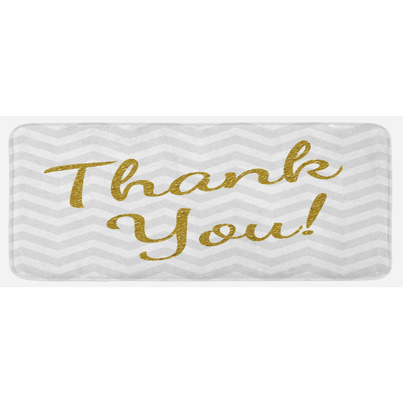 Tapis de cuisine Thank You