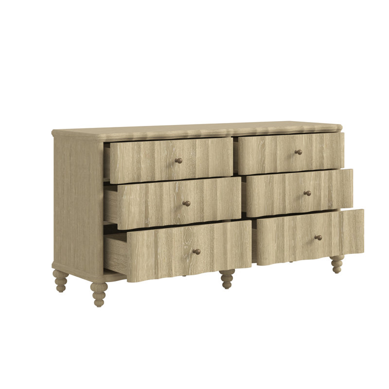 Haven 6 - Drawer Dresser, Beige
