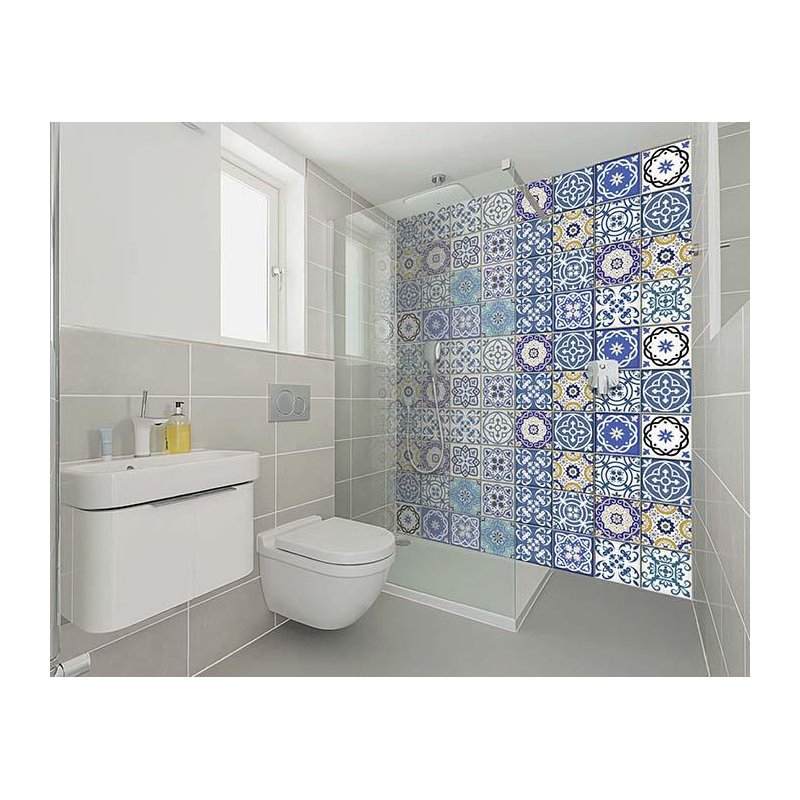 Carreau de papier peint auto-adhésif 24 pièces Meghon, L 6 po x L 0,5 po
