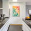 Art mural en verre Winston Porter «Abstract Flowers» par Andreas Magnusson-1821440003