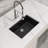 Quartz 28 x 19 Inch Undermount Granite Composite Kitchen Sink Workstation Sink Single Bowl Sink