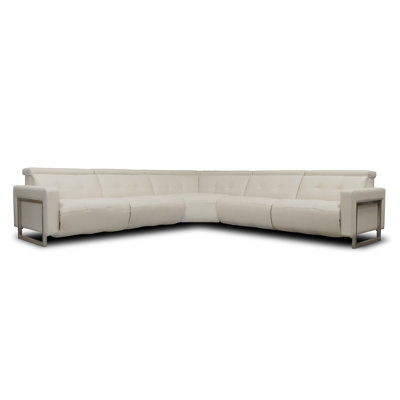 Casino Royale Upholstered L-Shaped Sectional Symmetrical