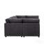 Canapé modulaire réversible en velours côtelé-1111993865-1111993871