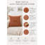 Housse de coussin brodée Myza