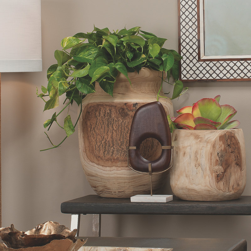 Handmade Wood Table Vase