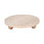 Frandric Tan Travertine Round Decorative Tray