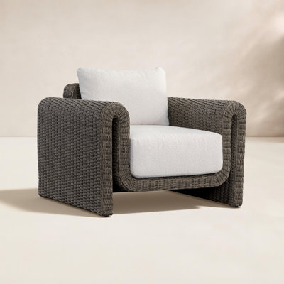 Edid Wicker Outdoor Lounge Chair
