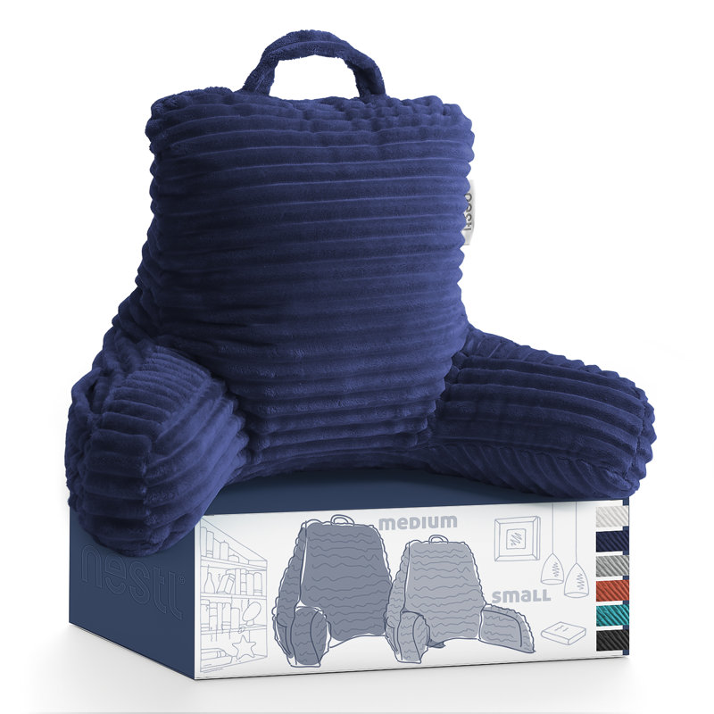 Nestl Reading Pillow , Small, Navy Blue