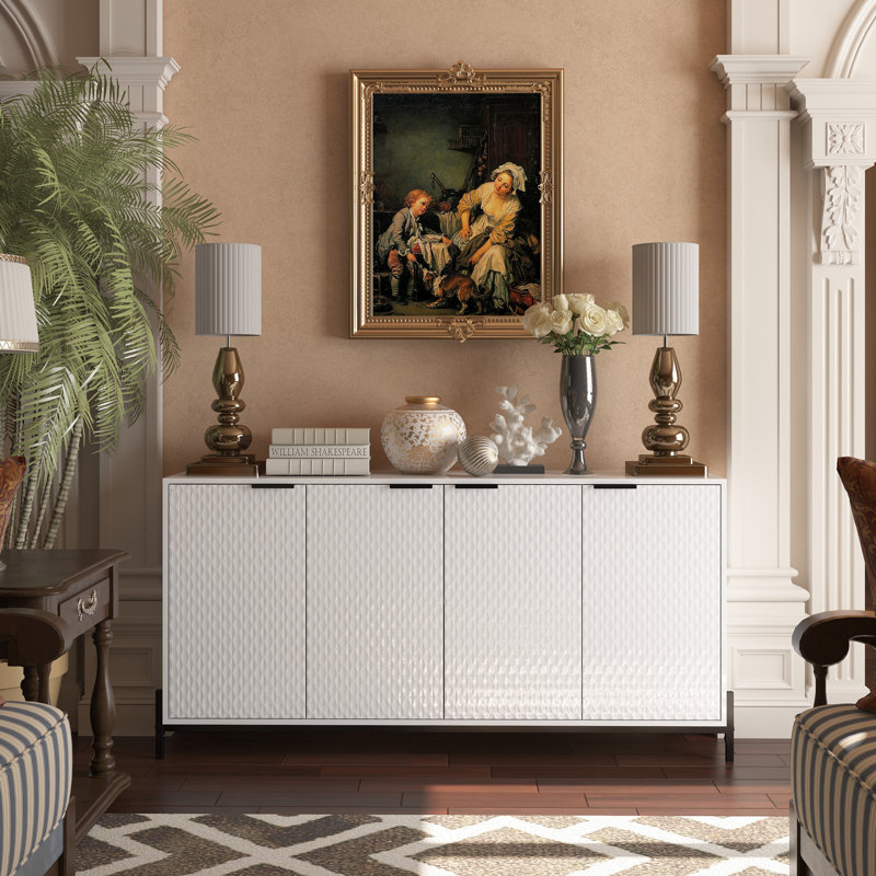 Buffet Tiea 64,57 ", Blanc
