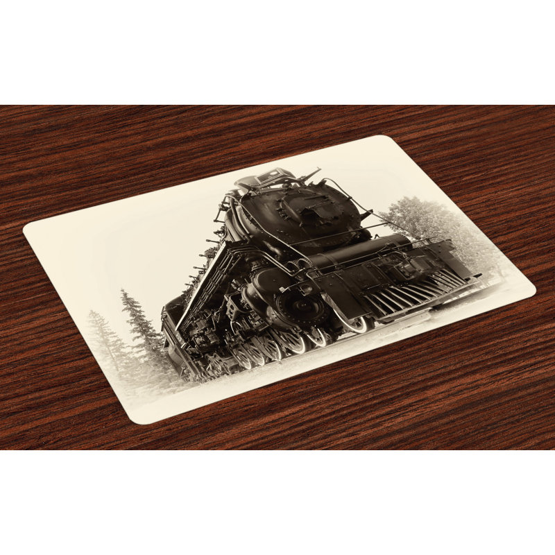 Seamus Steam Engine Train Art Placemat