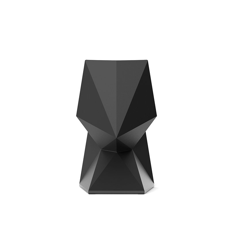 Outdoor Dining Side Chair, Anthracite