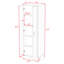 Armoire de rangement en bois avec deux portes Navae-325884327