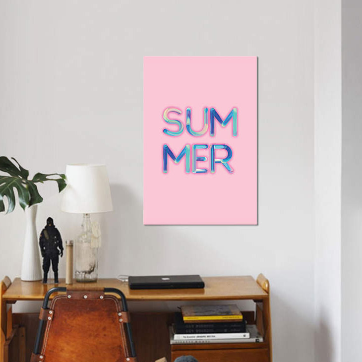 " Summer " by Emanuela Carratoni, 18" H x 12" W x 1.5" D, Wrapped Canvas, No Mat