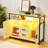 Anquetta 40" RGB Sideboard with Wireless Charging Station-2043470893