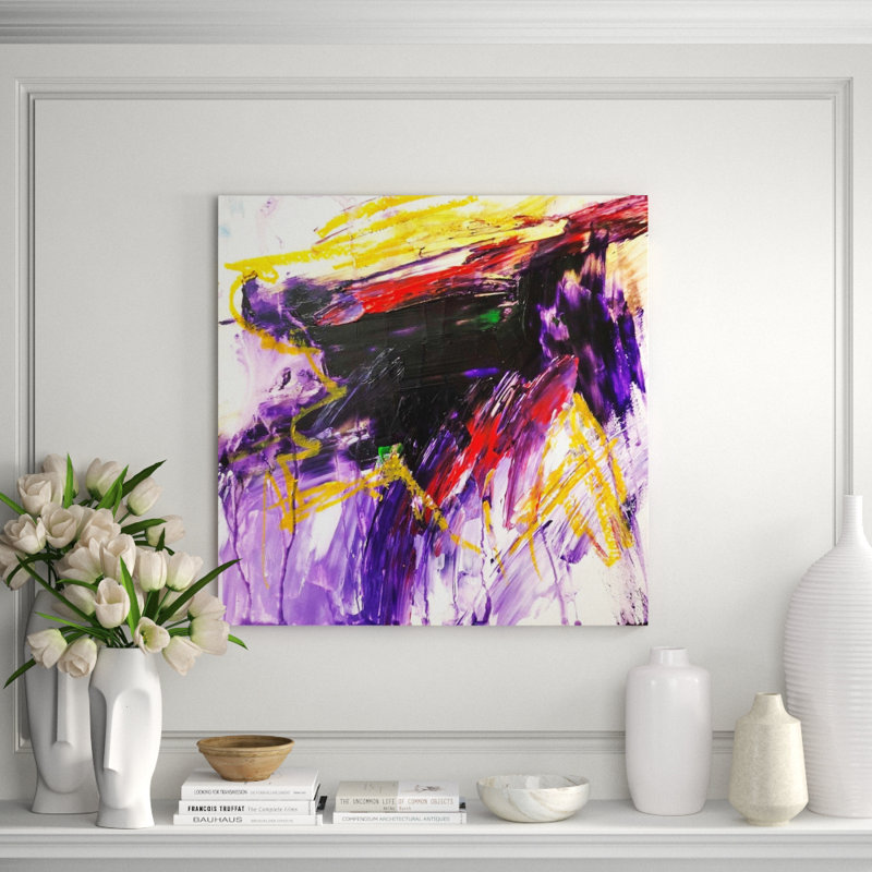 Calcite - Artist Enhanced Canvas Print, 48" H x 48" W x 1.5" D, Unframed Canvas