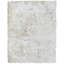 Tapis Sanford à poils longs tuftés à la main en polyester écologique - 3 m x 4 m, rectangulaire, blanc, motif uni, épais et antidérapant, idéal pour le salon et la chambre.-135837819