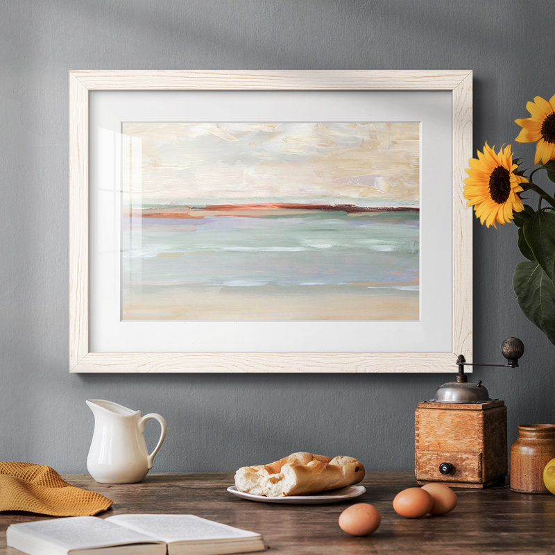 Sienna Horizon I - reproduction de cadre photo simple, Blanc, H 28 po x l 42 po x P 1,5 po