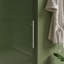 Porte de douche coulissante en verre trempé de 56 à 60 po x H 76 po, épaisseur de 8 mm avec barre à serviettes, nickel brossé, double face facile à nettoyer, armoire de rouille pour salle de bain, cloison pratique