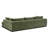 Marcel 122"W Fabric Sectional in Sagano Green-97782869-97782868