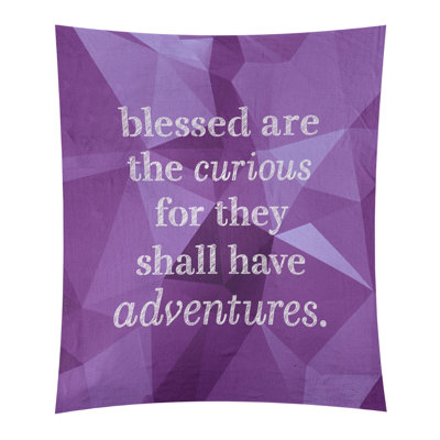 Tapisserie citation en faux gemme en polyester