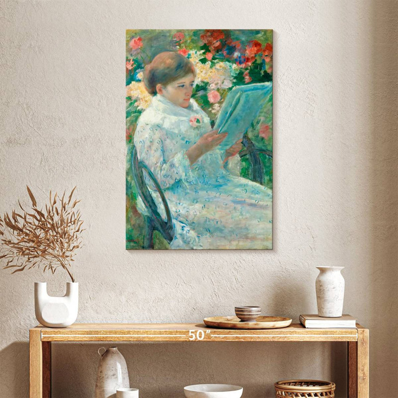 Sur un balcon 1878-1879, H 36 po x l 24 po