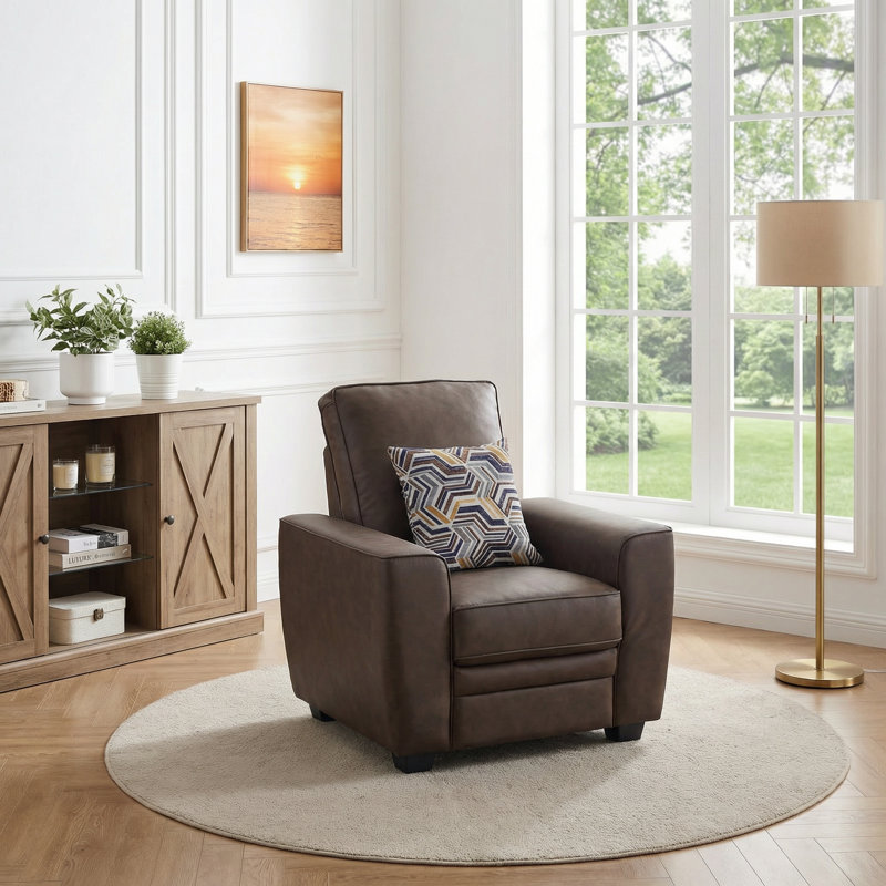 Fauteuil 36,6 po, Brun