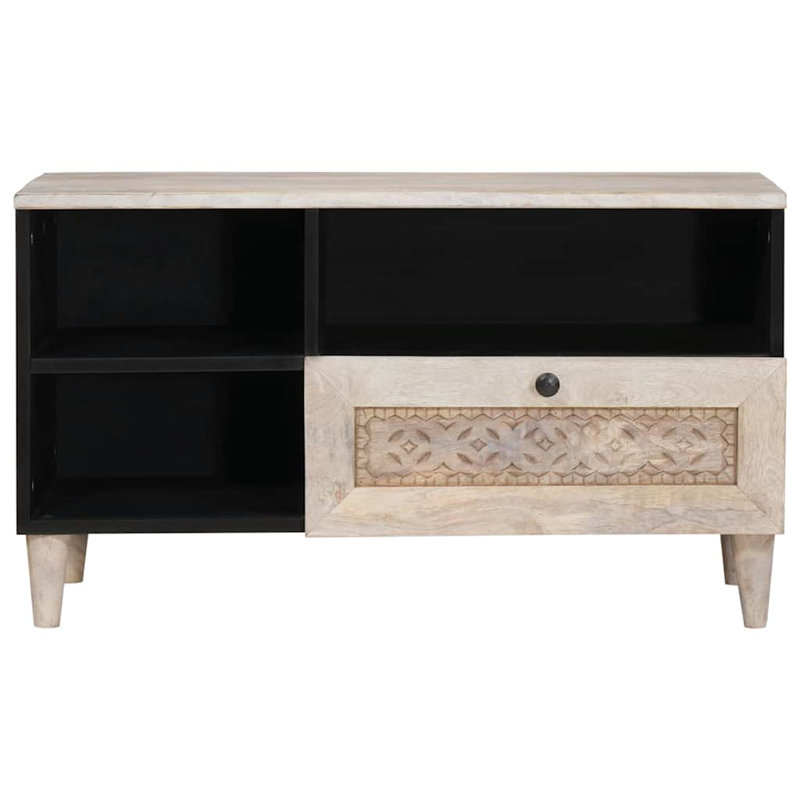 Unfinished TV Stand, White