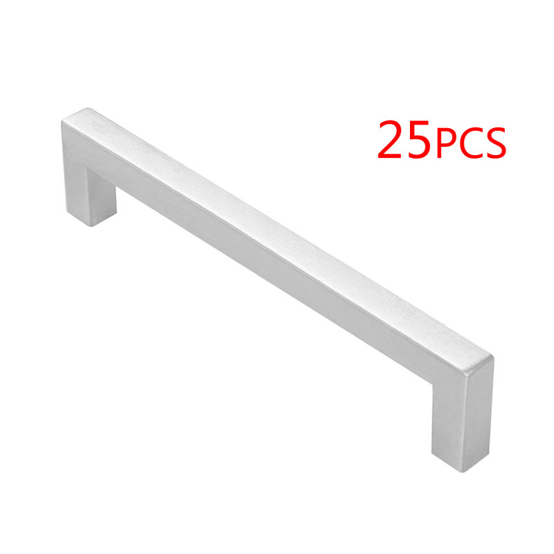 Commode en forme de T bar de cuisine en acier inoxydable carré 25 x Handles账