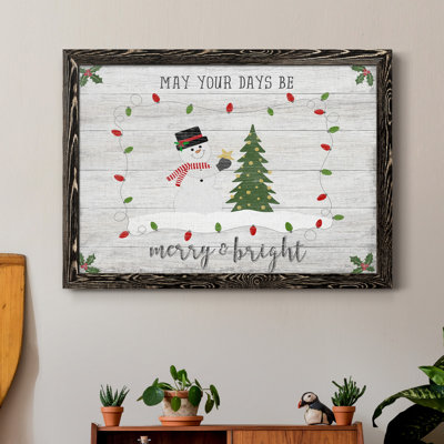 " Merry And Bright " Painting Print