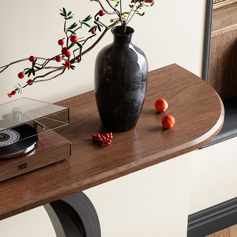 Modern Luxury Art Console Table, 33.46" H x 47.24" W x 13.78" D