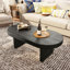Table basse ovale moderne Mid Century-349634287