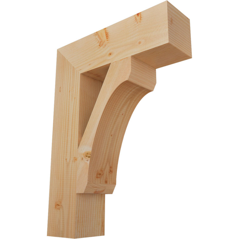 Support en bois rustique Legacy Block, Sapin de Douglas, Lisse, H 30 po x l 5,5 po x P 22 po