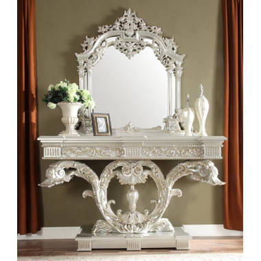 Mf0099 Unfolded Mirrored Furniture Console Table and Mirror Set Sale -  China Console Table and Mirror Set, Bedroom Furniture