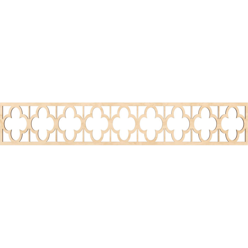 Moulure à panneau Woodall, Bouleau, H 8 po x l 46,625 po x P 0,25 po