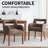 Upholstered Dining Accent Chair With Armrest-1772763931