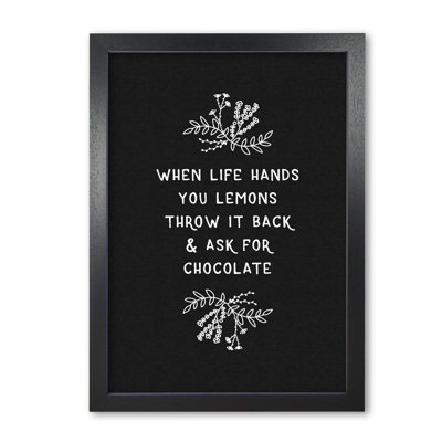 When Life Hands You Lemons - Print