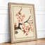 Moonlit Cherry Blossom Japandi - Framed Print-1109743113-1109743117