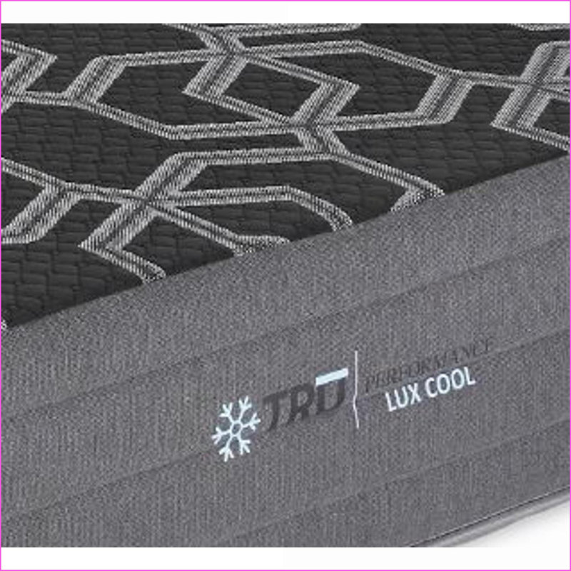 Matelas, très grand matelas ferme de 10 po avec housse glacée et mousse de gel-cuivre | CertiPur-US | Noir, Très grand lit