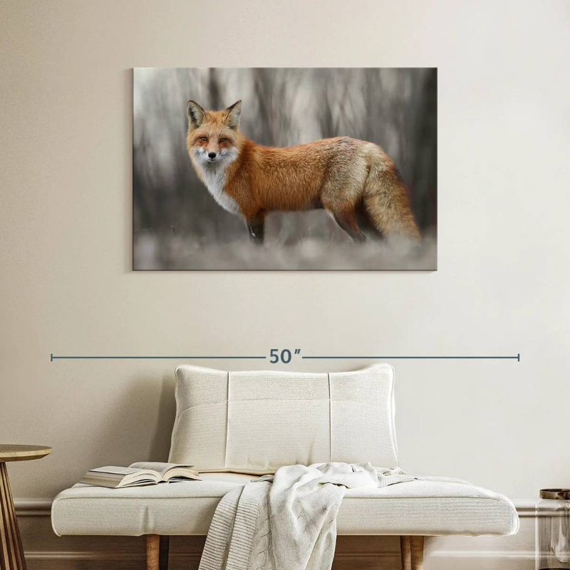 Brampt Charming Red Fox, 26" H x 39" W