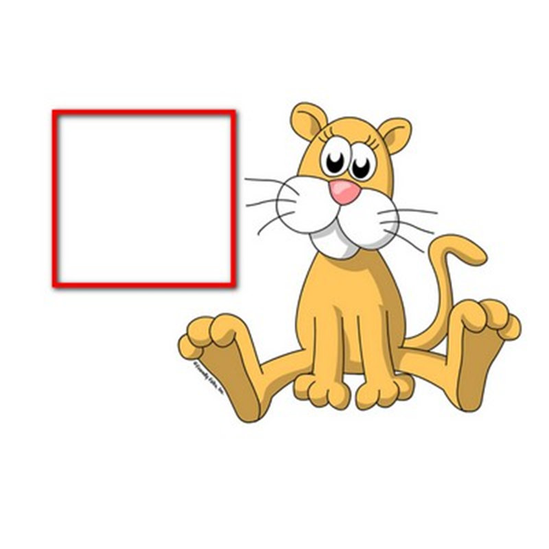 Lion personnalisé - cadre de boule à neige MINI femelle, H 2,5 po x l 3,75 po x P 1 po, Oui