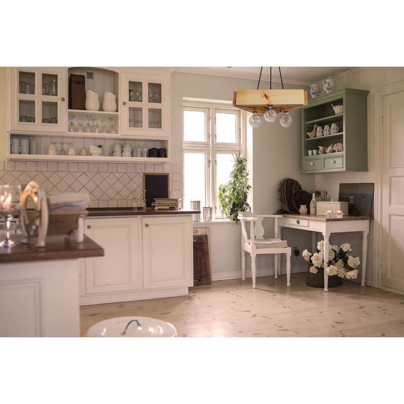 Kerby 3 - Light Square/Rectangle Pendant, Natural