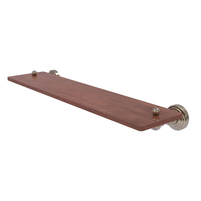 Beresford Bracket Shelf, Antique Pewter, 2.5" H x 22" W x 5" D
