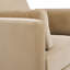 Chaise avec accoudoirs de ferme moderne 36 po, velours performance brun fauve-1708797740