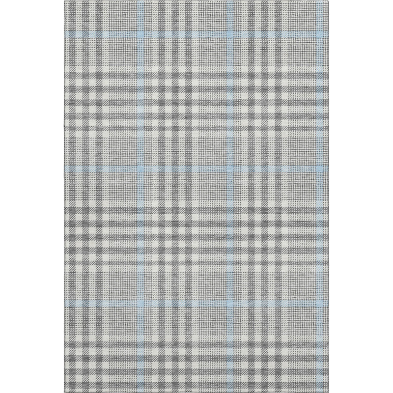 Tapis à carreaux Corry AMF1054 lavable à la machine de qualité supérieure, Rectangulaire 3 pi x 5 pi