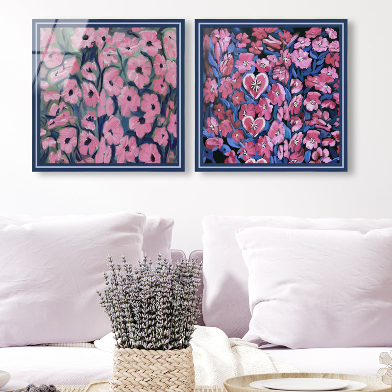 Forever Blooming Set Set by Oliver Gal, 24"H x 24"W, High-Gloss Acrylic Print