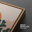 «Bright Orange Sun Desert Joshua Tree Southwestern», impression encadrée sur toile, 3 pièces-91874927-91874928