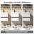 24" White Single Bathroom Vanity Cabinet Base Only, Sink not Included