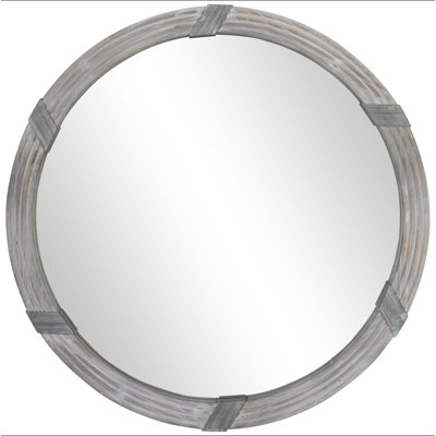 Miroir mural en bois 30,75 po